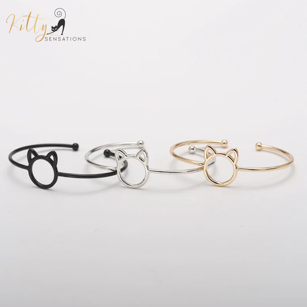 Purrfection Cat Cuff Bracelet ($19.95): https://www.kittysensations.com/products/purrfection-cat-cuff-bracelet?_pos=3&_psq=purrfec&_ss=e&_v=1.0&variant=31163404484674