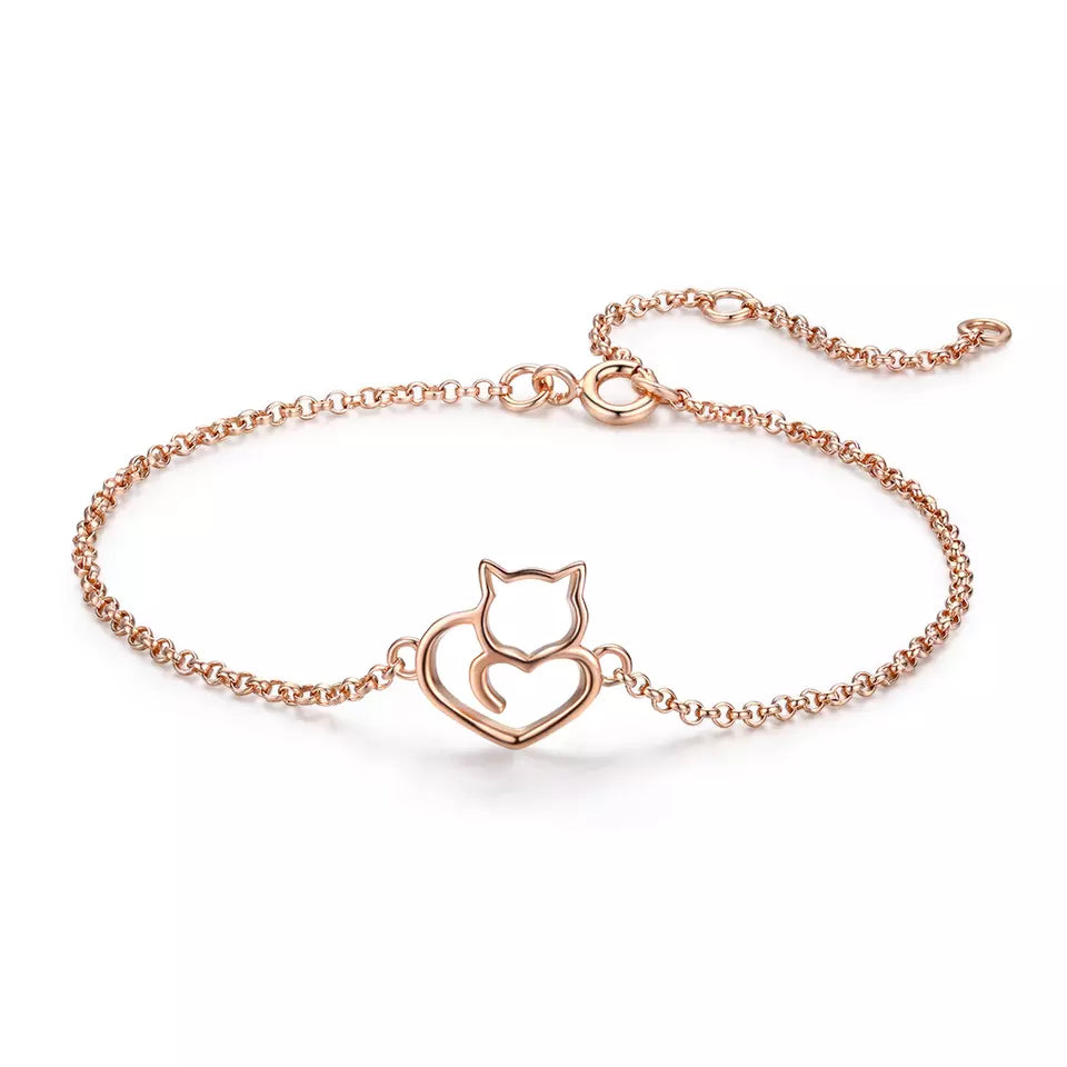 www.KittySensations.com Cat Heart Bracelet in Solid 925 Sterling Silver ($26.95): https://www.kittysensations.com/products/cat-heart-bracelet-in-solid-925-sterling-silver