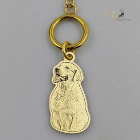 KittySensations™ Custom Dog Charm Bracelet with Personal Engraving in Solid 925 Sterling Silver or Gold Plated Titanium - Your Choice! ($59.95)