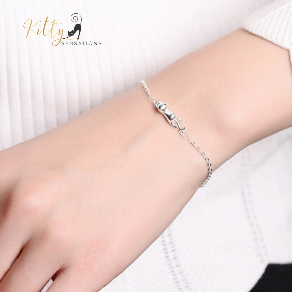 www.KittySensations.com: Hanging Cat Bracelet in Solid 925 Sterling Silver ($25.45): https://www.kittysensations.com/products/hanging-cat-bracelet-in-solid-925-sterling-silver