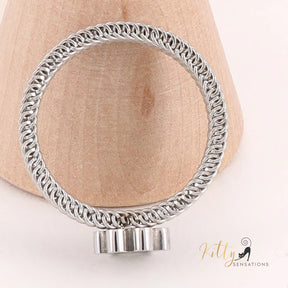 www.KittySensations.com: Very Stylish, Mesh Band Cat Paw Ring (Gold, Silver, or Rose Gold) ($36.13): https://www.kittysensations.com/products/mesh-band-cat-paw-ring-gold-silver-or-rose-gold