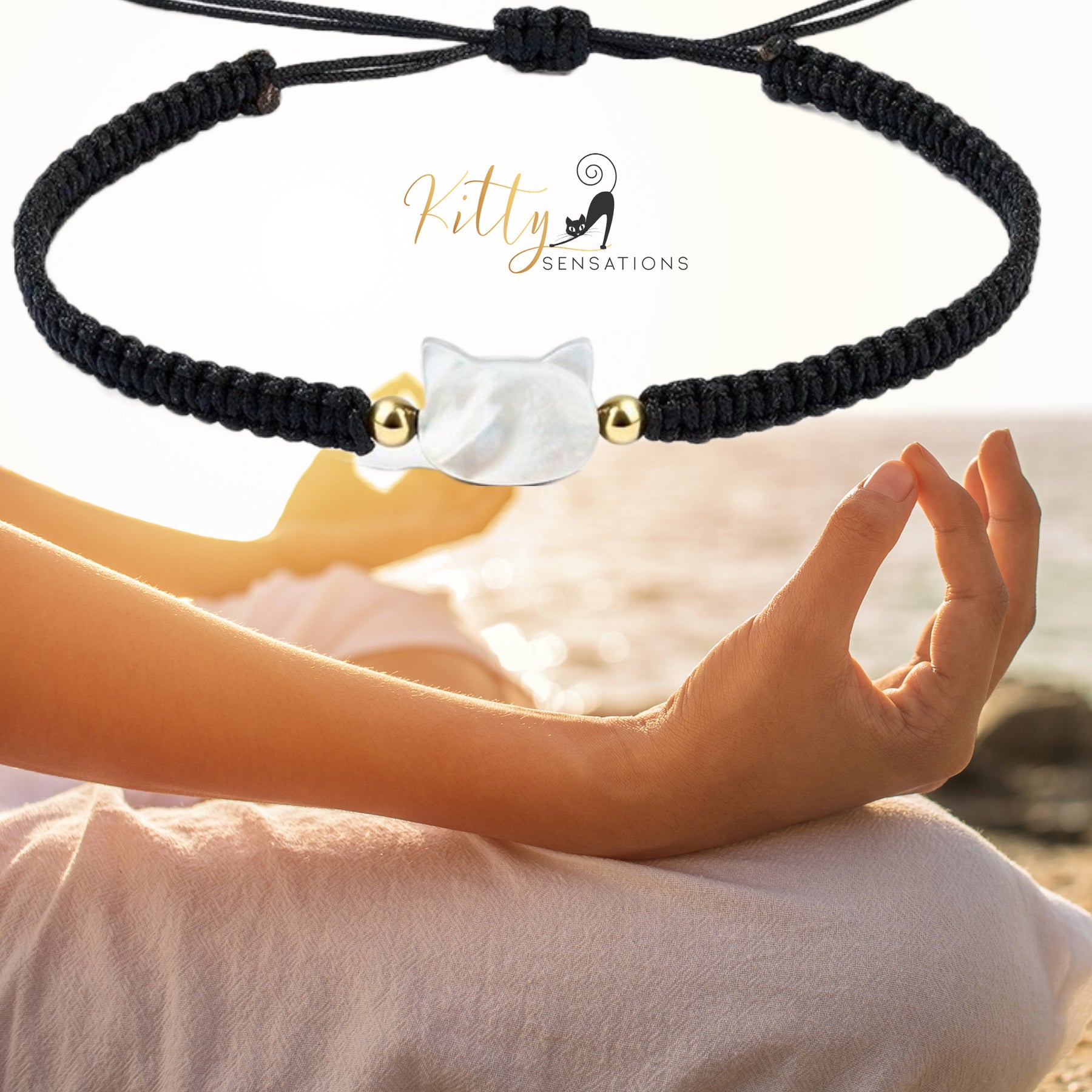 www.KittySensations.com: Natural Mother-of-Pearl and Braided Cord Cat Bracelet (Adjustable Size) ($20.40): https://www.kittysensations.com/products/mother-of-pearl-and-braided-cord-cat-bracelet-adjustable-size