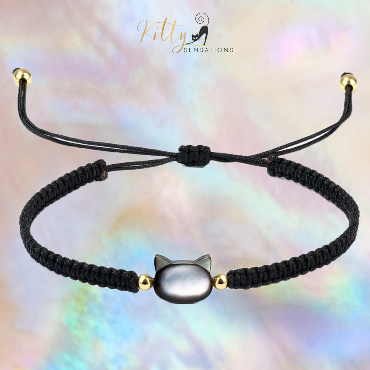 www.KittySensations.com: Natural Mother-of-Pearl and Braided Cord Cat Bracelet (Adjustable Size) ($20.40): https://www.kittysensations.com/products/mother-of-pearl-and-braided-cord-cat-bracelet-adjustable-size