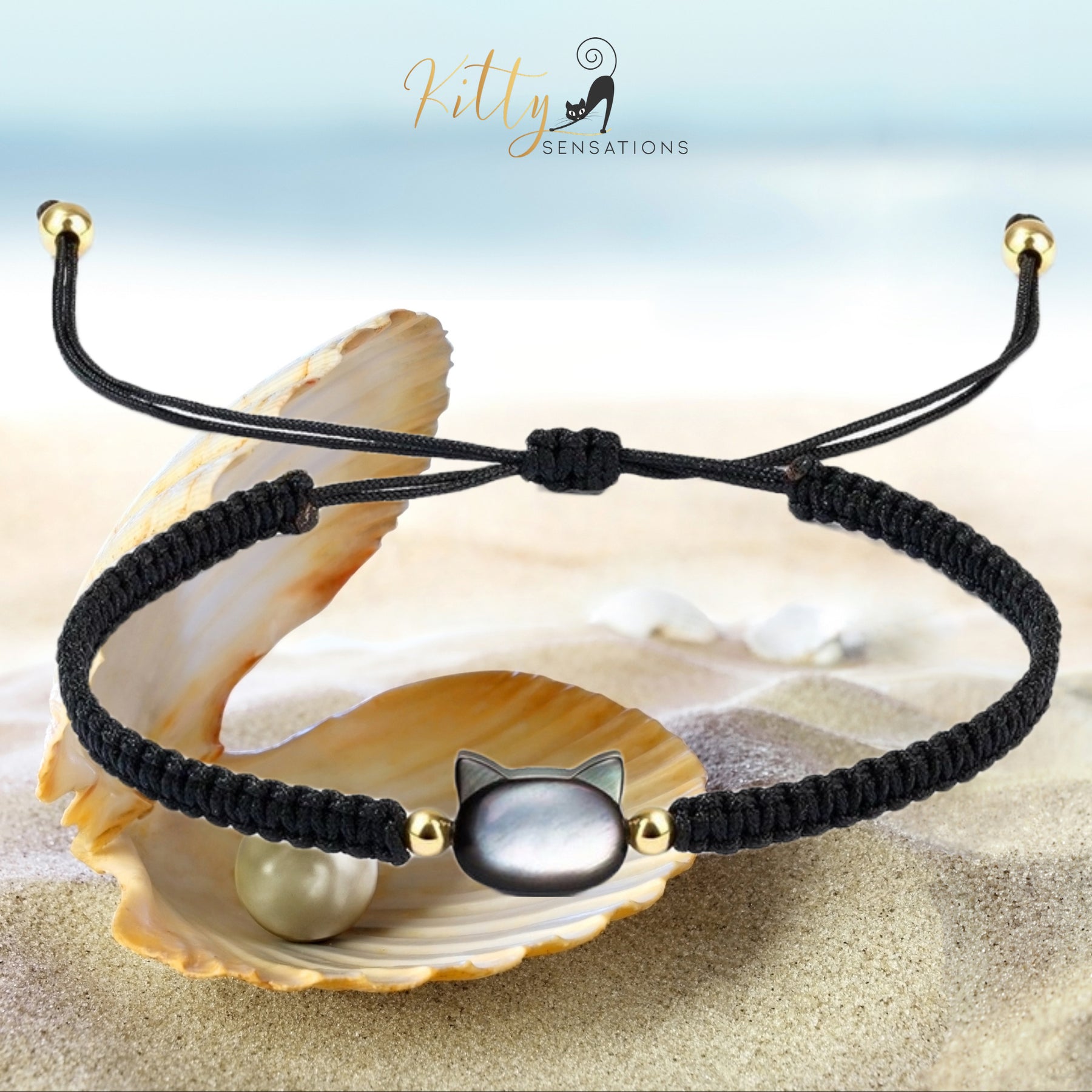 www.KittySensations.com: Natural Mother-of-Pearl and Braided Cord Cat Bracelet (Adjustable Size) ($20.40): https://www.kittysensations.com/products/mother-of-pearl-and-braided-cord-cat-bracelet-adjustable-size