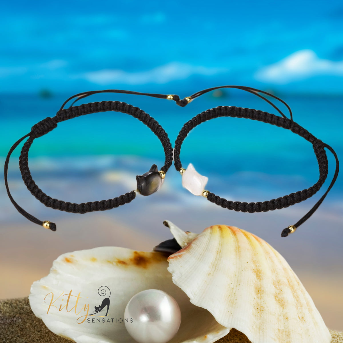 www.KittySensations.com: Natural Mother-of-Pearl and Braided Cord Cat Bracelet (Adjustable Size) ($20.40): https://www.kittysensations.com/products/mother-of-pearl-and-braided-cord-cat-bracelet-adjustable-size