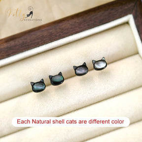 www.KittySensations.com: Mother-of-Pearl Cat Stud Earrings in Solid 925 Sterling Silver ($32.38): https://www.kittysensations.com/products/mother-of-pearl-cat-stud-earrings-in-solid-925-sterling-silver