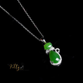 http://KittySensations.com: Natural Chrysoprase Cat Necklace in Solid 925 Sterling Silver ($103.88): https://kittysensations.com/products/natural-chrysoprase-cat-necklace-in-solid-925-sterling-silver?_pos=1&_psq=chrysopr&_ss=e&_v=1.0