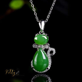 http://KittySensations.com: Natural Chrysoprase Cat Necklace in Solid 925 Sterling Silver ($103.88): https://kittysensations.com/products/natural-chrysoprase-cat-necklace-in-solid-925-sterling-silver?_pos=1&_psq=chrysopr&_ss=e&_v=1.0