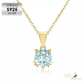 Natural Topaz Cat Necklace in Solid 925 Sterling Silver (18K Gold Plated) ($64.90): https://www.kittysensations.com/products/topaz-cat-necklace-in-sterling-silver?_pos=2&_psq=topaz&_ss=e&_v=1.0