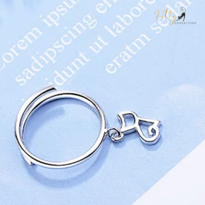 Sitting Cat Charm Ring - Solid 925 Sterling Silver - Adjustable Size ($21.90): https://www.kittysensations.com/products/sitting-cat-charm-ring-solid-925-sterling-silver-adjustable-size