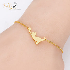 www.KittySensations.com: Stretching Cat Bracelet (Rose Gold, Silver, or Gold) ($21.16): https://www.kittysensations.com/products/stretching-cat-bracelet-silver-rose-gold-or-gold