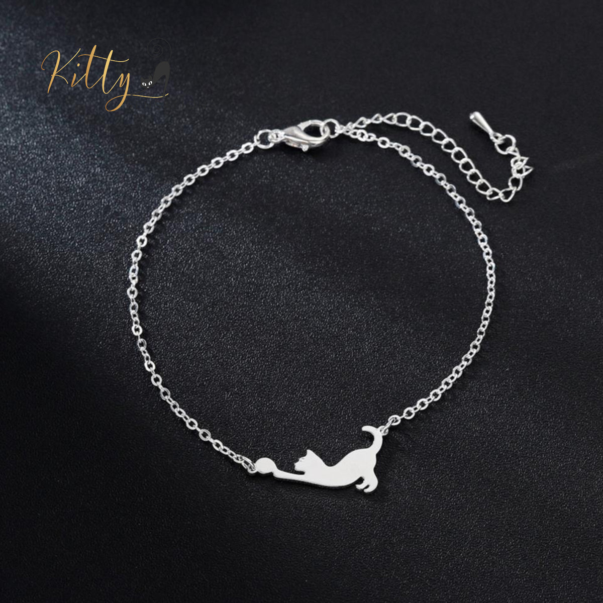 www.KittySensations.com: Stretching Cat Bracelet (Rose Gold, Silver, or Gold) ($21.16): https://www.kittysensations.com/products/stretching-cat-bracelet-silver-rose-gold-or-gold