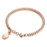 cat charm bracelet plated in rose gold kittysensations 4396504-rose-gold-color