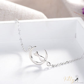 cat moon bracelet sterling silver in white box 10047062-s925-silver-bracelet