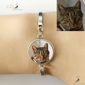 Custom Photo Cat Bracelet