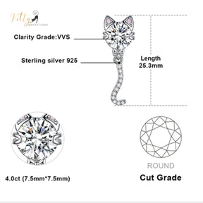 www.KittySensations.com:  Classy Sparkling CZ Kitty Earrings (Fine Jewelry) in Solid 925 Sterling Silver ($83.69): https://www.kittysensations.com/products/classy-sparkling-cz-kitty-earrings-fine-jewelry-in-solid-sterling-silver