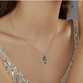 http://KittySensations.com Blue Enameled Moon Kitty Necklace in Solid 925 Sterling Silver ($58.20): https://kittysensations.com/products/blue-enameled-moon-kitty-necklace-in-solid-925-sterling-silver