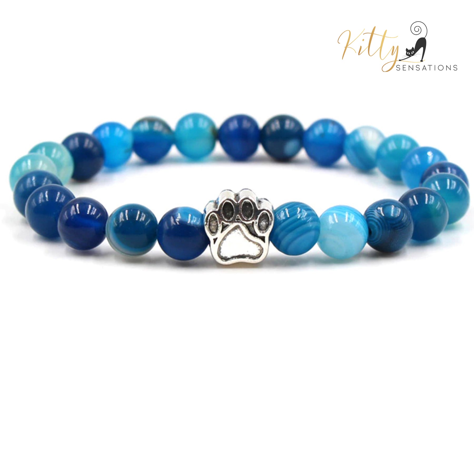 http://KittySensations.com Natural Gemstones Kitty/Cat Paw Bracelet (7 Gemstone Options) ($28.90): https://kittysensations.com/products/natural-semi-precious-stone-beads-kitty-cat-paw-bracelet-multiple-color-options