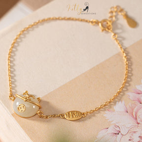 www.KittySensations.com Natural Jade Cat Bracelet in Solid 925 Sterling Silver (Gold Plated) ($115.42): https://www.kittysensations.com/products/natural-jade-bracelet-in-solid-925-sterling-silver-gold-plated?_pos=1&_psq=jade+bracelet&_ss=e&_v=1.0