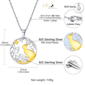 http://KittySensations.com: Daffodils Butterfly Kitty Necklace in Solid 925 Sterling Silver (18K Gold Plated) - Adjustable Length ($119.39): https://kittysensations.com/products/daffodils-butterfly-kitty-necklace-solid-925-sterling-silver-18k-gold-plated