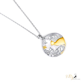 http://KittySensations.com: Daffodils Butterfly Kitty Necklace in Solid 925 Sterling Silver (18K Gold Plated) - Adjustable Length ($119.39): https://kittysensations.com/products/daffodils-butterfly-kitty-necklace-solid-925-sterling-silver-18k-gold-plated