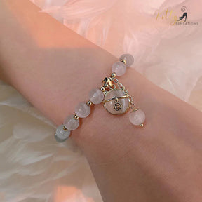 www.KittySensations.com Natural Opal with Golden Beads and Kitty Face Charm Bracelet ($24.40): https://www.kittysensations.com/products/natural-opal-cat-bracelet