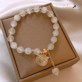 www.KittySensations.com Natural Opal with Golden Beads and Kitty Face Charm Bracelet ($24.40): https://www.kittysensations.com/products/natural-opal-cat-bracelet