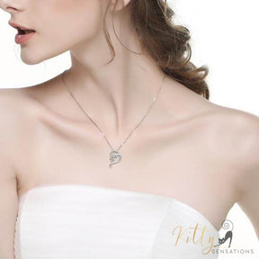 cat pendant necklace plated in sterling silver worn kittysensations 7114623-china
