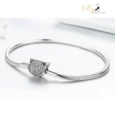 www.KittySensations.com: Pave Cubic Zirconia Kitty Face Bracelet (Fine Jewelry) - Solid 925 Sterling Silver, Platinum Plated: https://www.kittysensations.com/products/pave-cubic-zirconia-kitty-face-bracelet-fine-jewelry-solid-925-sterling-silver-platinum-plated