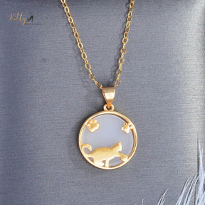 Playful Cat Natural Jade Necklace in Solid 925 Sterling Silver (Gold Plated) ($48.32): https://www.kittysensations.com/products/playful-cat-natural-jade-necklace-in-solid-925-sterling-silver-gold-plated?_pos=2&_psq=PLAYFUL+CAT+JADE&_ss=e&_v=1.0