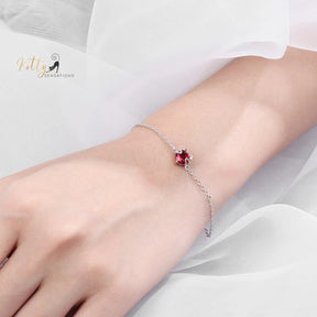 Ruby Red Cat Bracelet in Solid 925 Sterling Silver - Adjustable Length ($58.55): https://www.kittysensations.com/products/ruby-red-cat-bracelet-in-solid-925-sterling-silver-adjustable-length