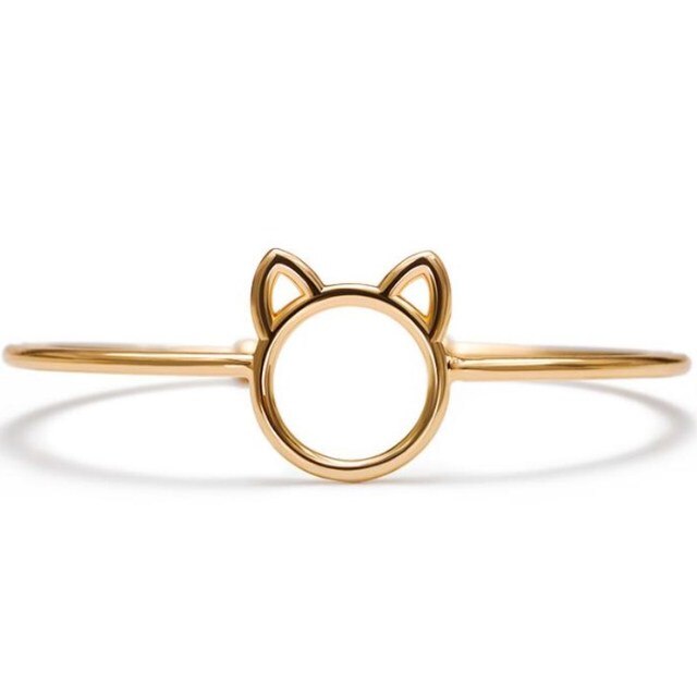 Purrfection Cat Cuff Bracelet