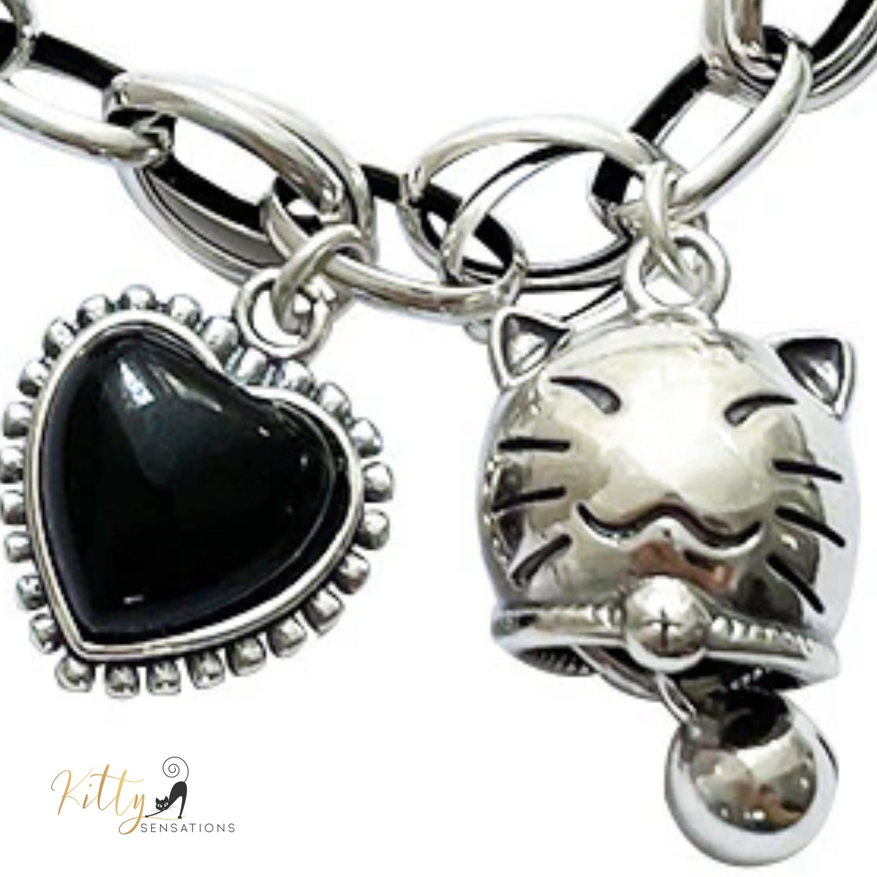 www.KittySensations.com: Who-Will-Bell-The-Cat Bracelet in Solid 925 Sterling Silver - Adjustable Length ($53.93): https://www.kittysensations.com/products/who-will-bell-the-cat-bracelet-in-solid-925-sterling-silver-adjustable-length