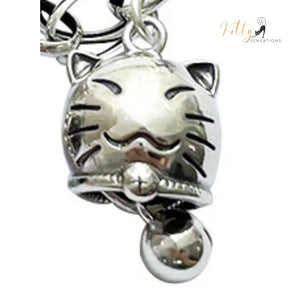 www.KittySensations.com: Who-Will-Bell-The-Cat Bracelet in Solid 925 Sterling Silver - Adjustable Length ($53.93): https://www.kittysensations.com/products/who-will-bell-the-cat-bracelet-in-solid-925-sterling-silver-adjustable-length
