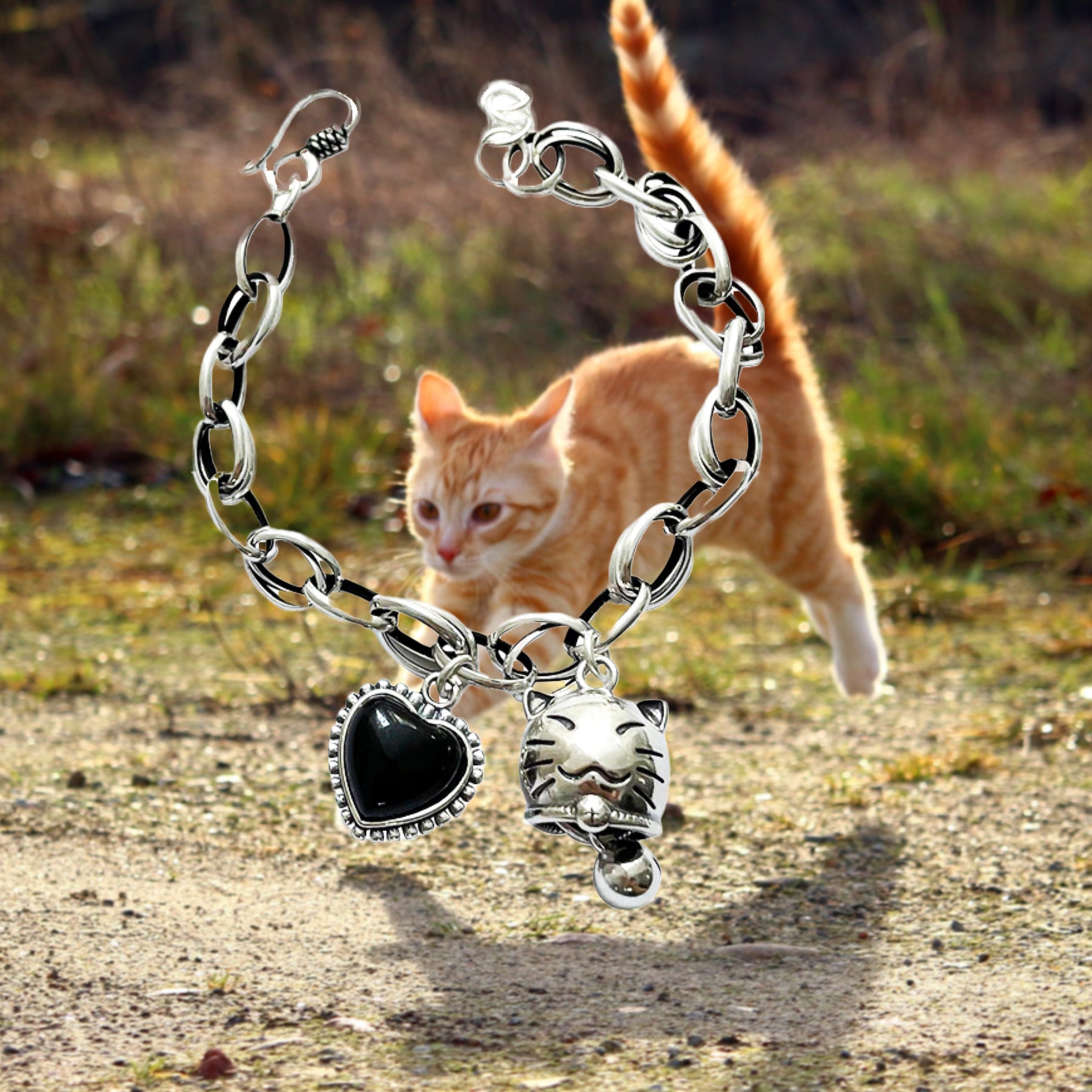 www.KittySensations.com: Who-Will-Bell-The-Cat Bracelet in Solid 925 Sterling Silver - Adjustable Length ($53.93): https://www.kittysensations.com/products/who-will-bell-the-cat-bracelet-in-solid-925-sterling-silver-adjustable-length